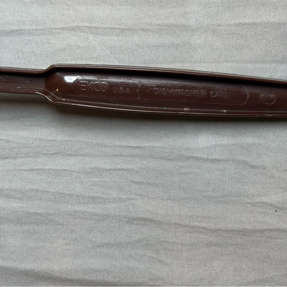 Vintage Ekco Nylon Soup Serving Ladle Brown 11‎ Inch
